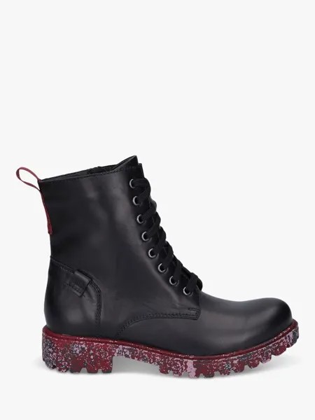 Байкерские ботинки Josef Seibel Marta 16 с окрашенной подошвой, черные