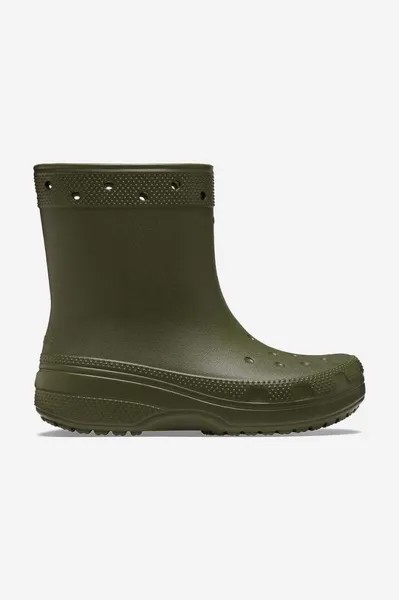 Классические резиновые сапоги Rain Boot Crocs, зеленый