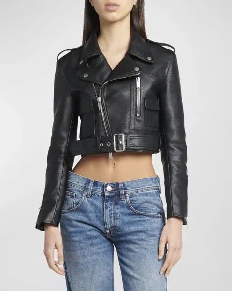 Мини-байкерская куртка Altermat Stella McCartney, цвет Black