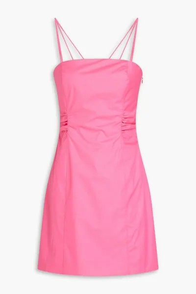 Платье мини из поплина с вырезами Frame, цвет Bubblegum