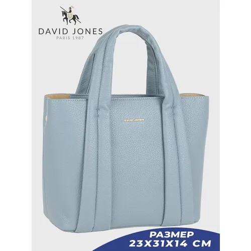 Сумка тоут DAVID JONES, голубой