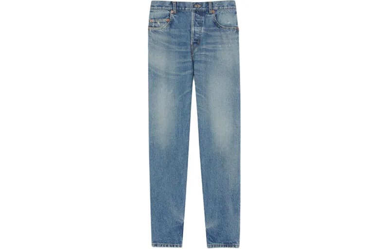 SAINT LAURENT Женские джинсы, цвет Blue