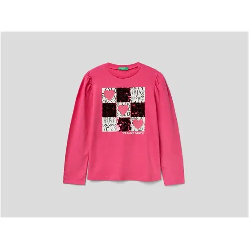 Лонгслив United Colors of Benetton для девочек 22A_3YN4C108T_1A2_EL