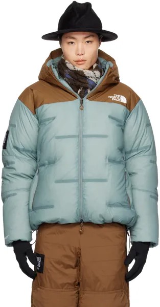 Коричневый и синий Пуховик The North Face Edition Nuptse Undercover