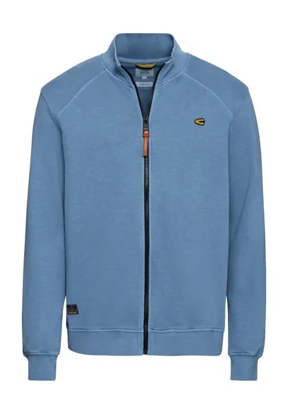 Толстовка, воротник стойка, хлопок, мужская camel active, цвет Elemental Blue