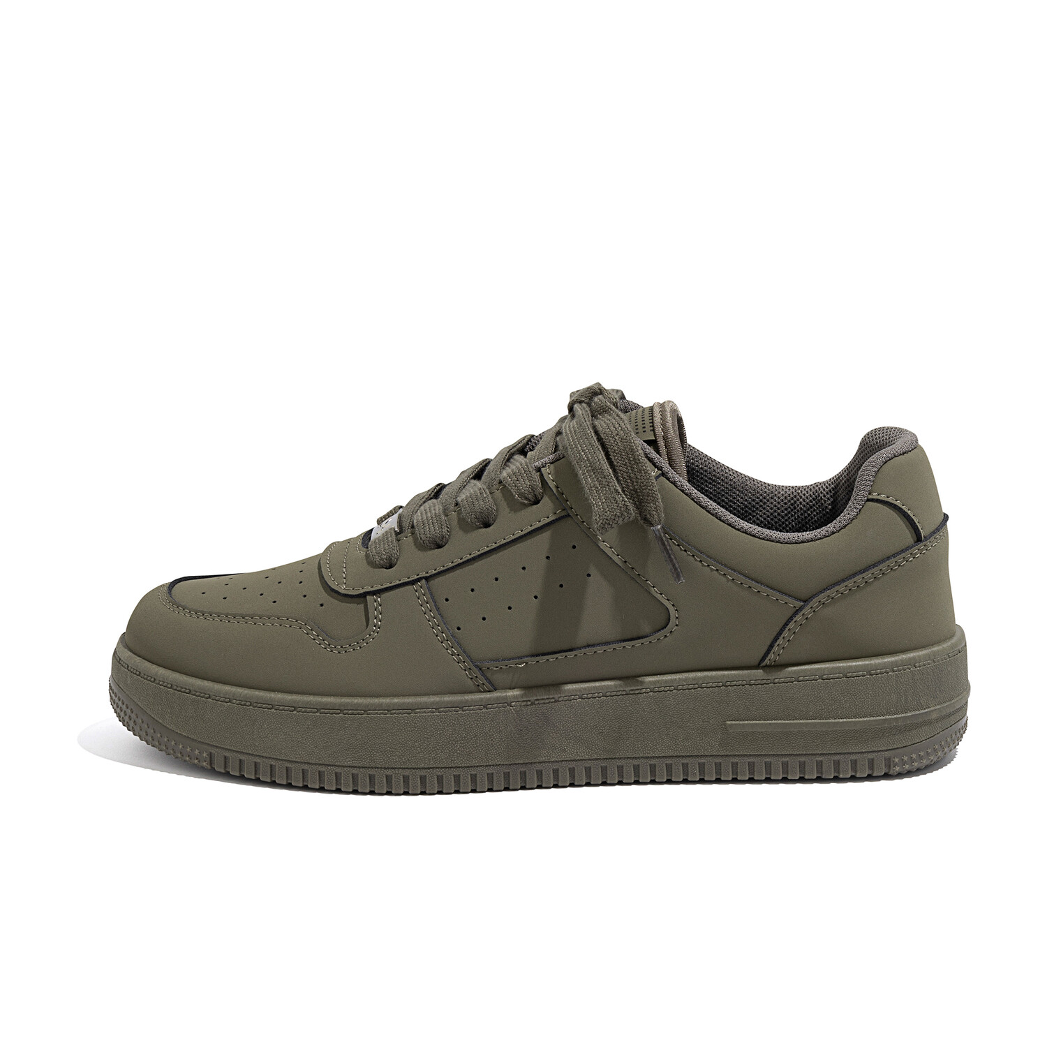 Кроссовки HUANQIU Skateboarding Shoes Unisex Low-top Military Green, хаки