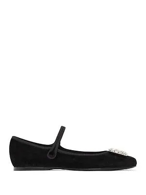 GIAMBATTISTA VALLI Женские черные балетки Mary Jane Vali Toe Slip On 37.5