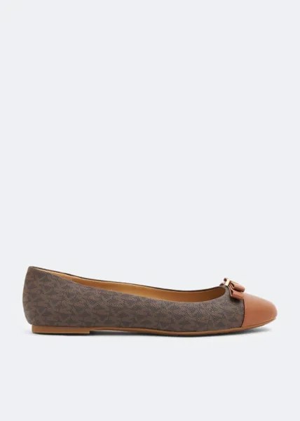 Балетки MICHAEL KORS Andrea ballet flats, коричневый