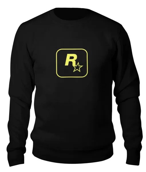 Свитшот унисекс Printio Rockstar staff t-shirt черный XS