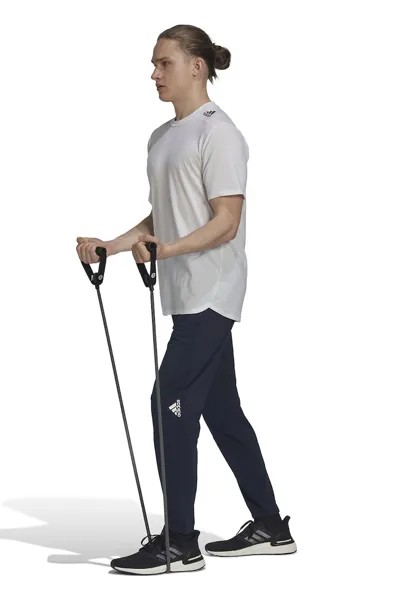 Тренировочные брюки D4T с боковыми карманами Adidas Performance, синий