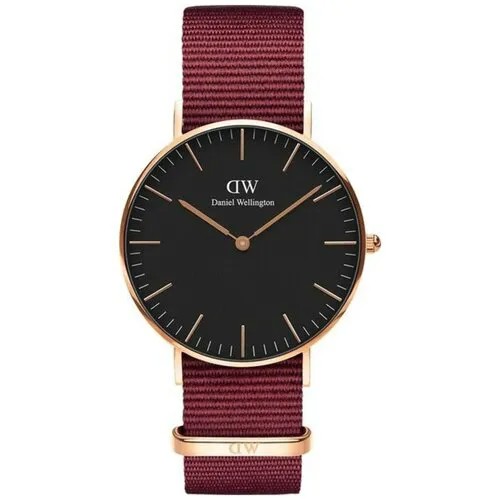 Наручные часы Daniel Wellington Classic, бордовый, золотой