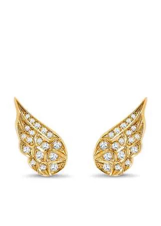 Pragnell серьги Tiara из желтого золота с бриллиантами