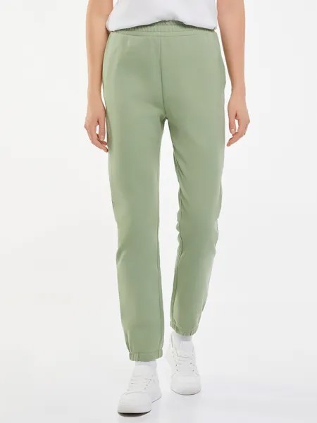 Спортивные брюки женские oodji 16701100 зеленые 2XL