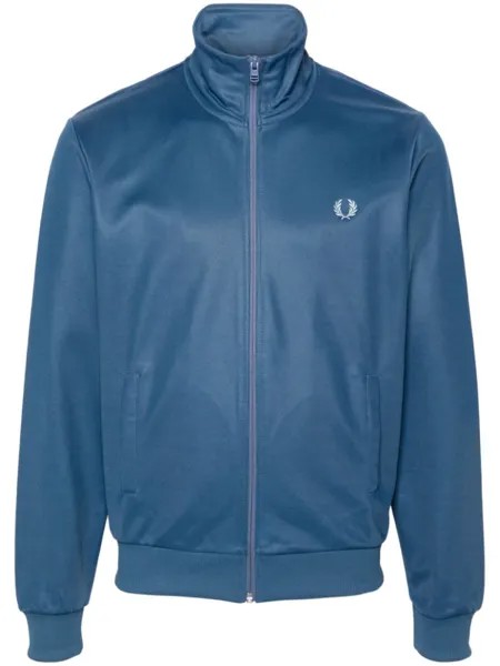 Спортивная куртка с вышитым логотипом Fred Perry, синий