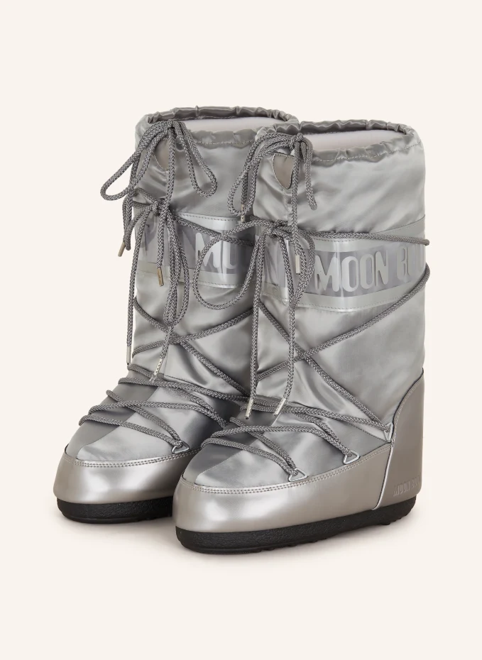 Лунные ботинки icon glance Moon Boot, серебряный