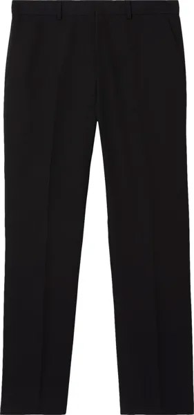 Брюки Burberry Classic Tailored Trousers With White Topstitch 'Black', черный