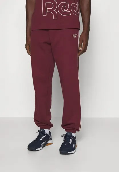 Спортивные брюки БРЮКИ Reebok, классический темно-бордовый