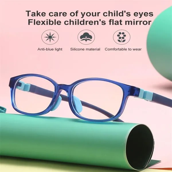 Мода Детские очки Практический студент Чтение Анти-Синие лучи Анти-радиация Анти-усталость Защита глаз Компьютерные очки Очки