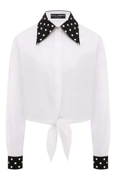 Хлопковая рубашка Dolce & Gabbana