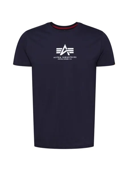 Футболка Alpha Industries, темно-синий