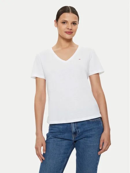 Комплект из 2 футболок узкого кроя Tommy Jeans, мультиколор