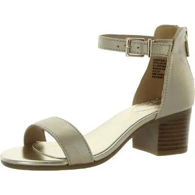 Kenneth Cole New York Girls Layla Erin Золотые нарядные туфли на блочном каблуке BHFO 1949