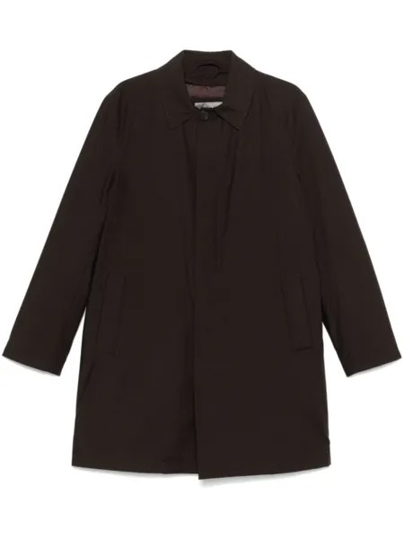 Corneliani однобортное пальто, коричневый