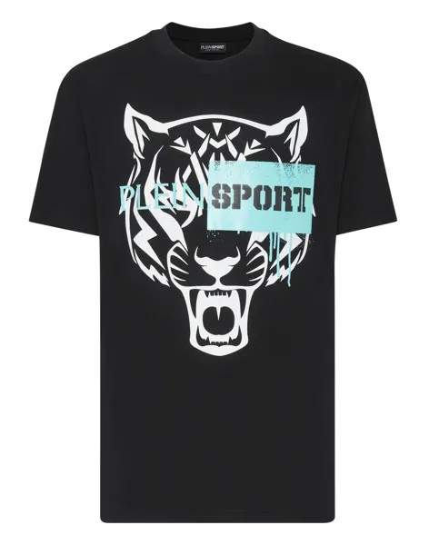 Футболка с круглым вырезом SS Plein Sport, цвет Black / White