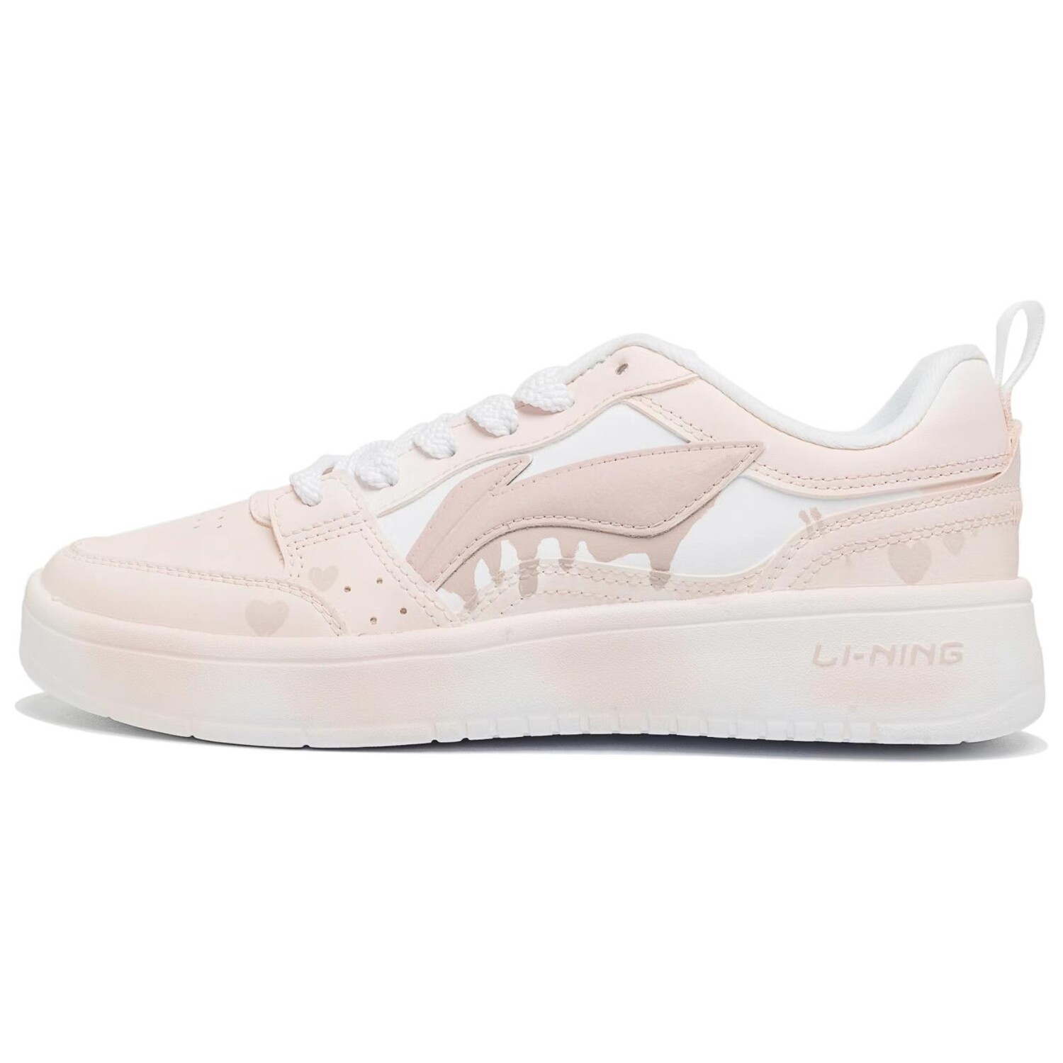 Кроссовки LINING Skateboarding Shoes Women's Low-top Pink, цвет Peach