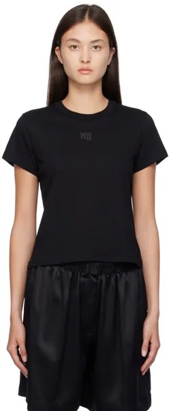 Alexanderwang.t Черная футболка с принтом