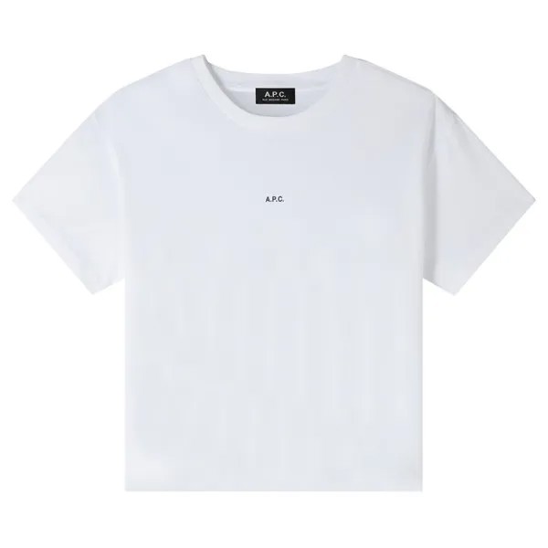 Футболка A.P.C. Micro Logo Boxy T-Shirt, цвет White/Black