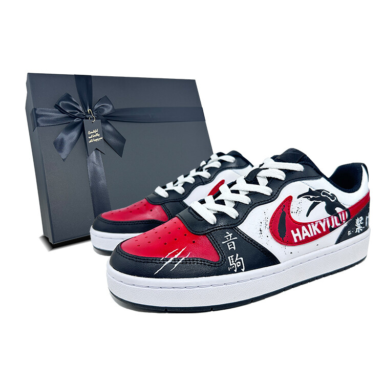 Кроссовки Nike Court Borough Skateboarding Shoes Women's Low-top Red, красный