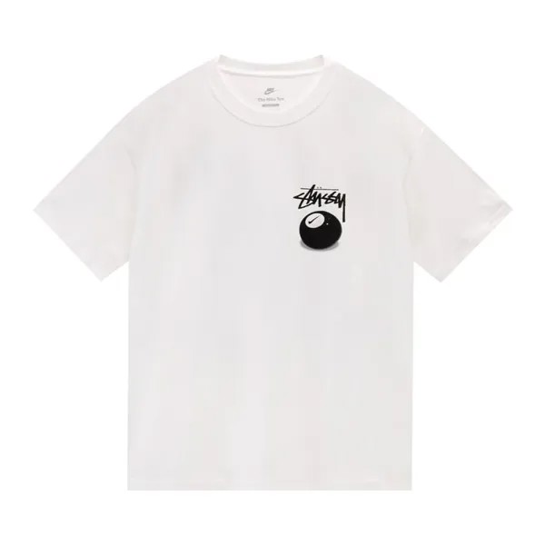 Футболка Nike x Stussy 8 Ball Tee 'White', белый