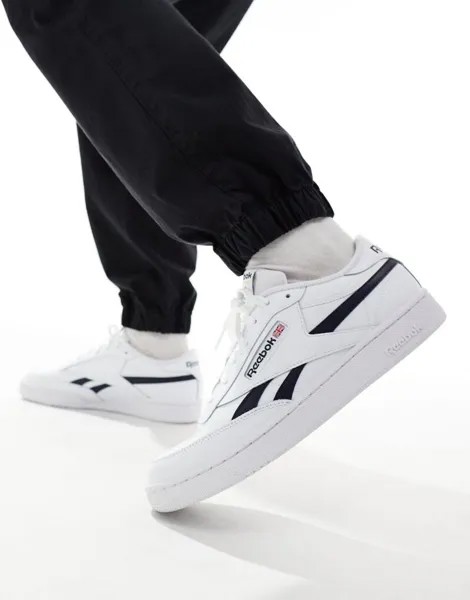 Reebok - Club C Revenge - Бело-темно-синие кроссовки