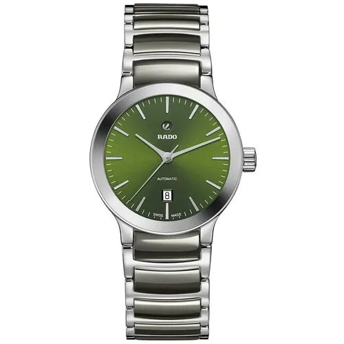 Наручные часы RADO, зеленый, серебряный