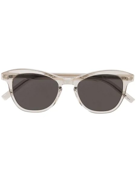 Saint Laurent Eyewear солнцезащитные очки SL356 в оправе 'кошачий глаз'