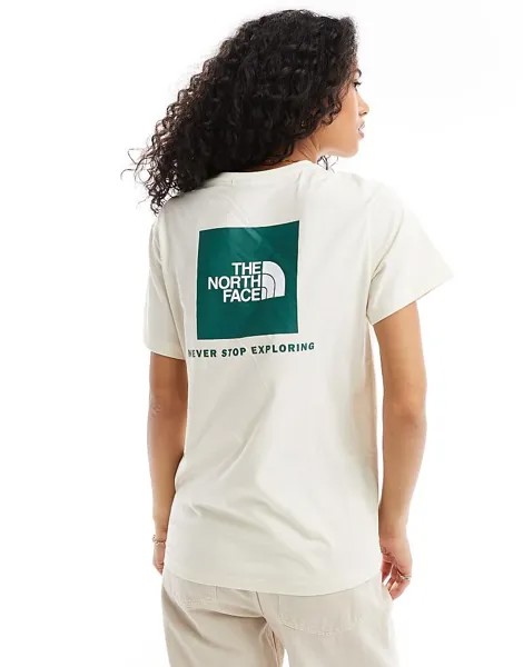 Футболка The North Face – Redbox – Legeres цвета Wollwei =f mit R cckenprint