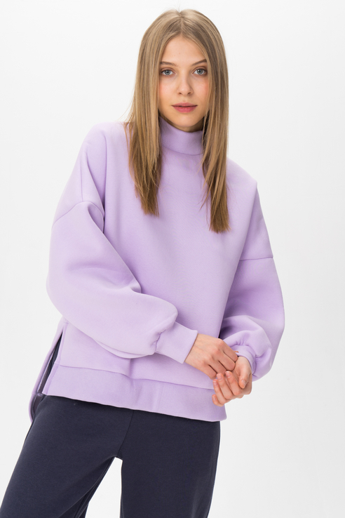 Свитшот женский ELARDIS El_W90792 фиолетовый 42