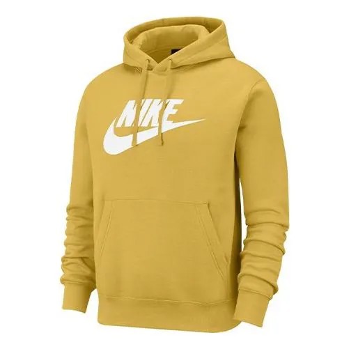Толстовка Men's Nike Club Fleece Printing Yellow, желтый