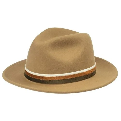 Шляпа федора BAILEY арт. 70645BH POWLEY (песочный), Размер:57