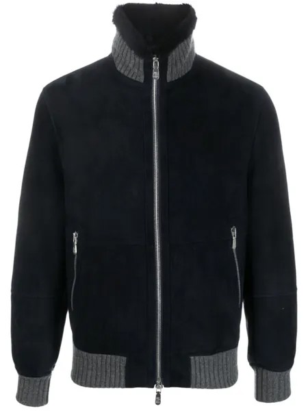 Brunello Cucinelli куртка на молнии, синий