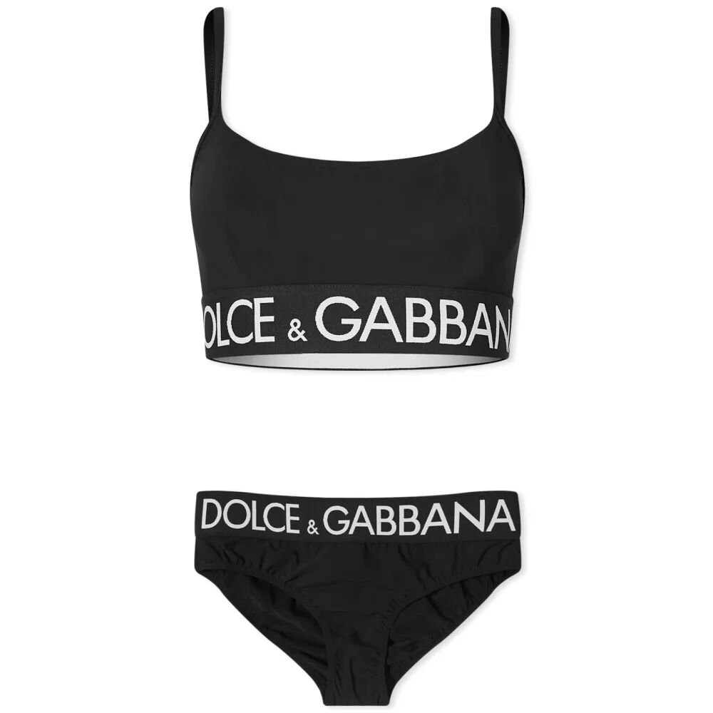 Dolce & Gabbana Бикини с логотипом, черный