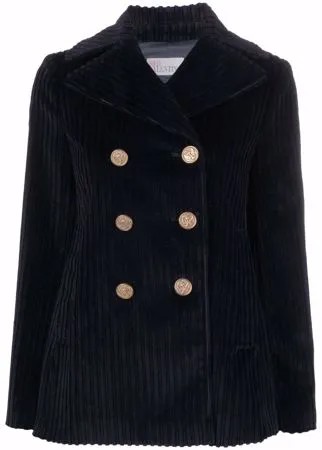 RED Valentino вельветовый бушлат с пуговицами