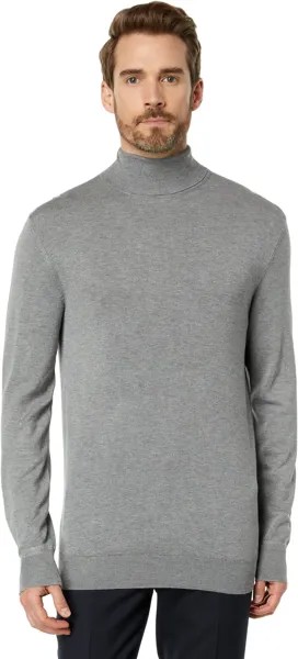 Свитер Ecovero Viscose-Blend Turtleneck Pullover Scotch & Soda, цвет Grey Melange