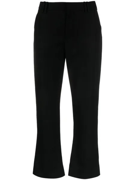 Balmain укороченные брюки из вирджинской шерсти, черный