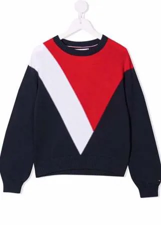 Tommy Hilfiger Junior толстовка в стиле колор-блок