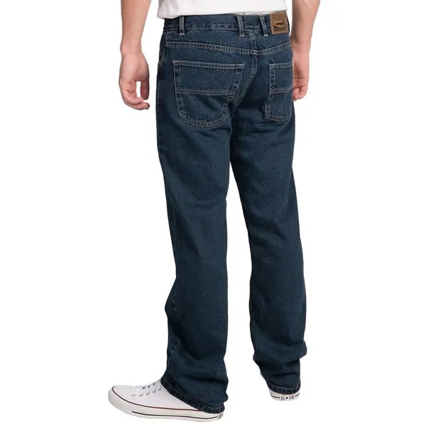 Мужские прямые повседневные или рабочие синие джинсы Ocean Breeze, размер 40 x 32 л НОВИНКА!
