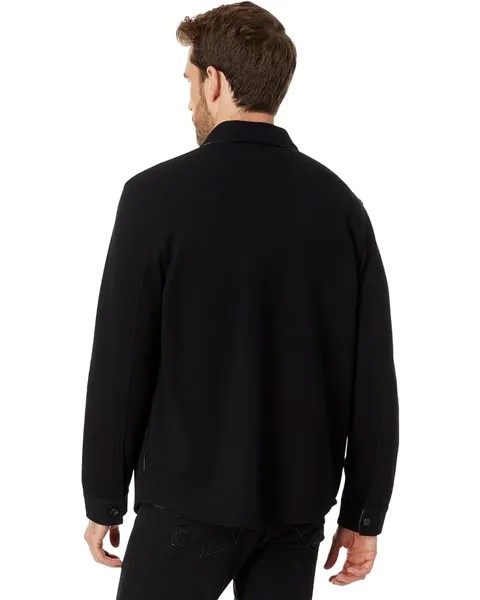 Куртка Vince Shirt Jacket, цвет Black/Medium Heather Grey