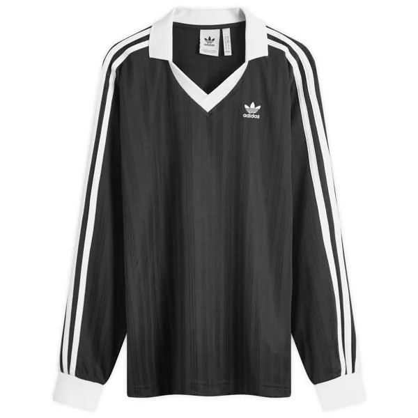 Футболка Adidas Pique Long Sleeve, черный
