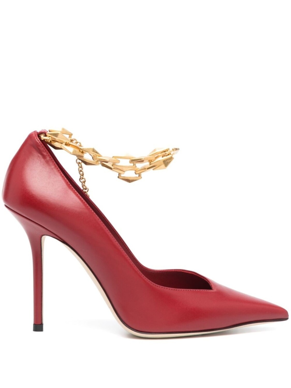 Jimmy Choo туфли Diamond Talura 100, красный